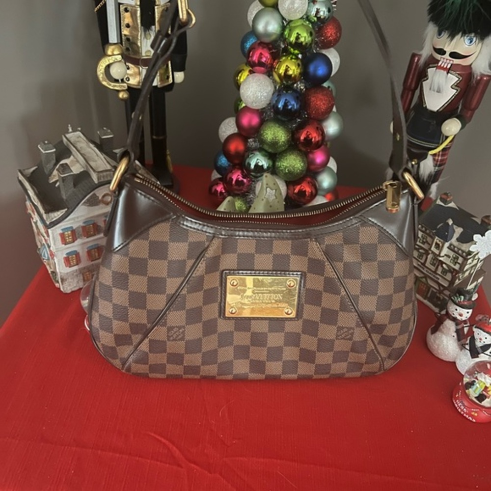 LOUIS VUITTON DAMIER EBENE THAMES PM